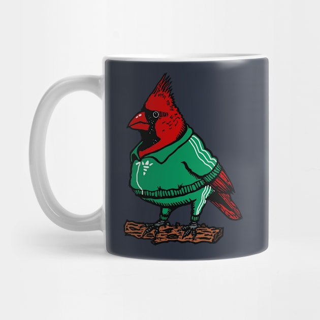 Tracksuited Red Cardinal by LiquoriceLino